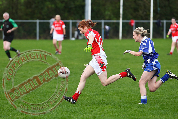 Ladies GAA Football League Final in Brookeborough between Kinawley and Newtownbutler First Fermanagh's.