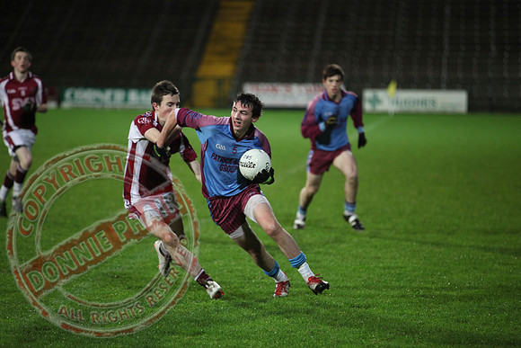 St. Michaels College Enniskillen V Omagh CBS in McCormick Cup game held in Brewster Park.