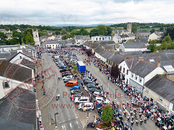 Aerial Photos of the Annual County Fermanagh Twelfth Demonstration In Irvinestown-29