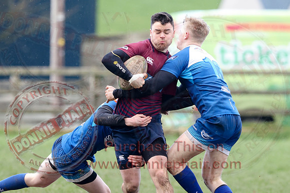 Enniskillen !st XV (36) V Portadown 1st XV (12) in Bank of Ireland Towns Cup-8