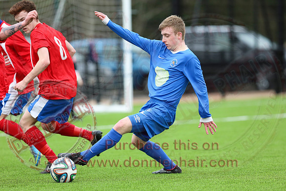 Ballinamallard Reserves (1) V Linfield Swifts (3) in NI Reserve League.