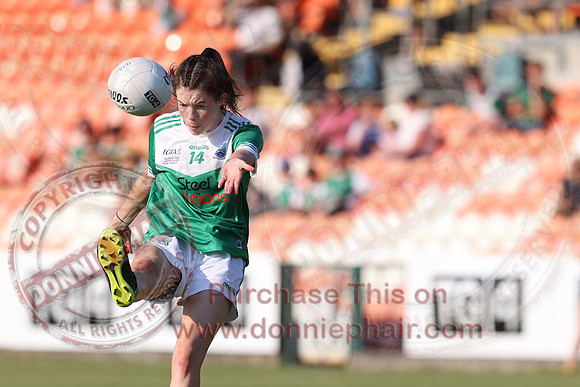 Antrim (3-15) V Fermanagh (0-11) in Ladies All Ireland GAA Football Junior Championship Final Replay-87