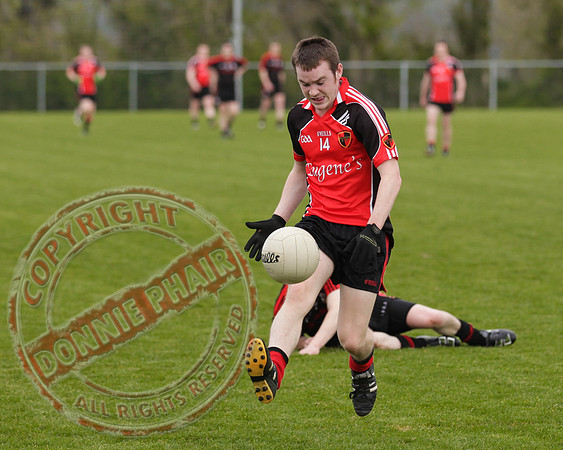 Brookeborough V Maguiresbridge in Senior Men GAA League Football.