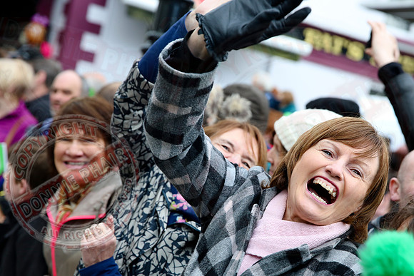 St. Patrick's Day celebrations in Enniskillen, County Fermanagh.
