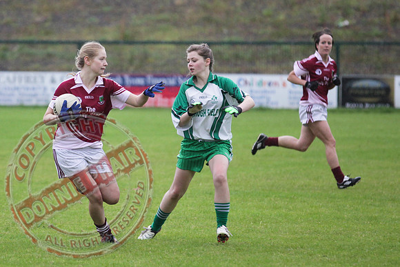 Ruth McGrath Ladies GAA Football Final Between Tempo and Ederney in Irvinestown.
