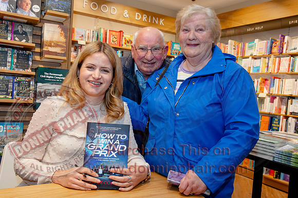 Bernie Collins from F1 - Book Signing in Waterstones, Enniskillen-30