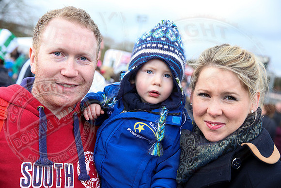 St. Patrick's Day celebrations in Enniskillen, County Fermanagh.