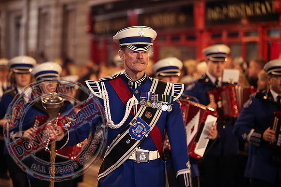 Loyalist Parade in Enniskillen, County Fermanagh.