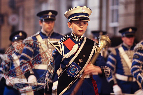 Loyalist Parade in Enniskillen, County Fermanagh.