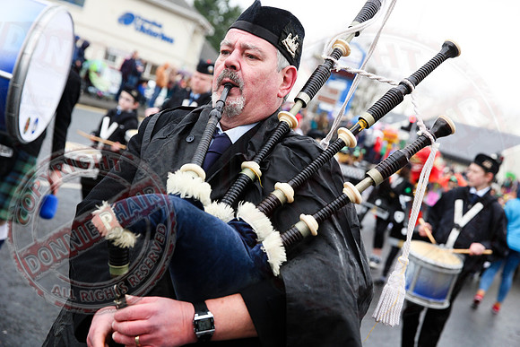 St. Patrick's Day celebrations in Enniskillen, County Fermanagh.