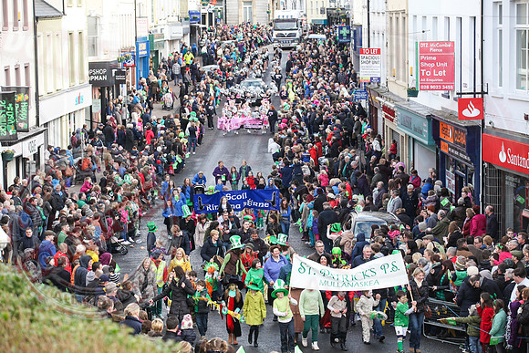 St. Patrick's Day celebrations in Enniskillen, County Fermanagh.