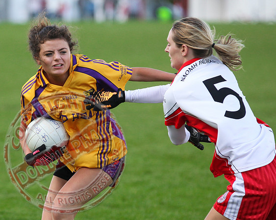 St. Pat's Donagh V Carryduff in Ladies Junior Cup GAA Ulster Match.