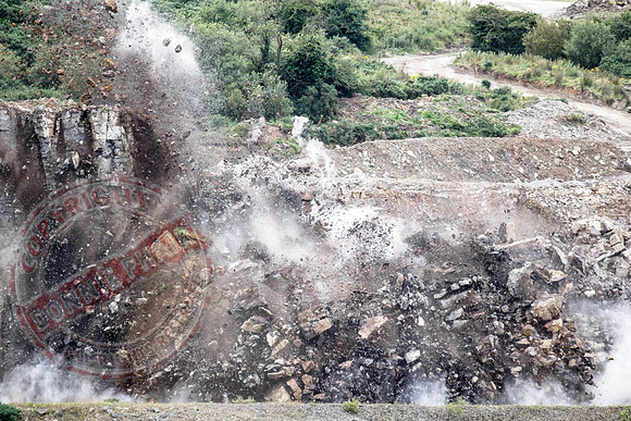 Explosion at Quarry