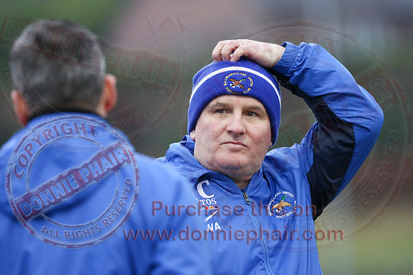 Ballinamallard United (2) V Coleraine (1) in IFA Premier League.