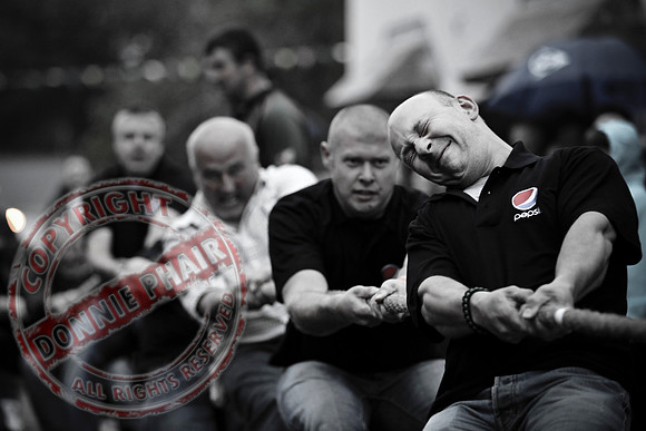 Kesh Festival - Tug O War Competition held in Main STreet.