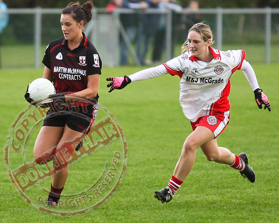 St. Pat's Donagh V Brookeborough in Ladies Intermediate GAA Final.