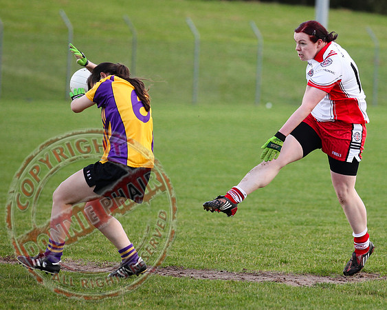 St. Pat's Donagh V Carryduff in Ladies Junior Cup GAA Ulster Match.