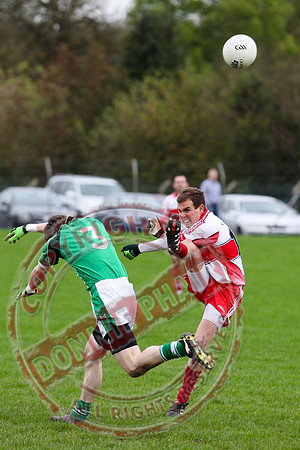 St. Pat's Donagh V Roslea in GAA Football League Match.