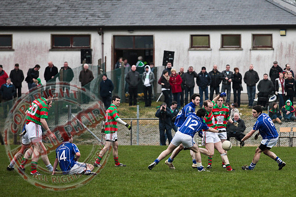 Devenish V Lisnaskea in Senior GAA Football League Final in Kinawley.  Devenish Won.