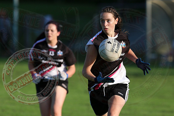 Aghadrumsee (1-14) V Ederney (1-05) in Girls U16 GAA Division One Final.
