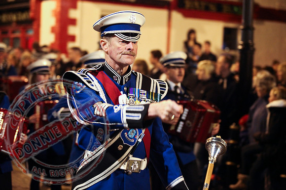 Loyalist Parade in Enniskillen, County Fermanagh.