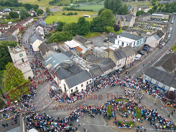 Aerial Photos of the Annual County Fermanagh Twelfth Demonstration In Irvinestown-21