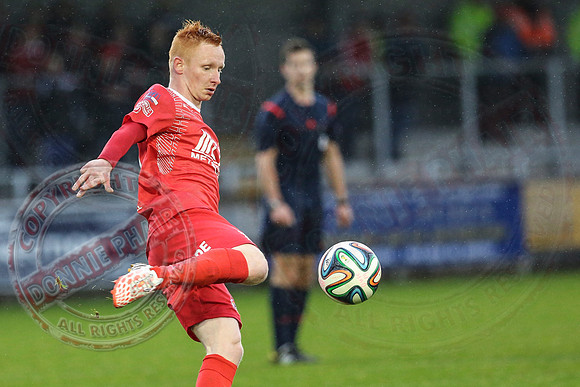 Ballinamallard United (0) v Portadown (2) in Danske Bank IFA Premier League.