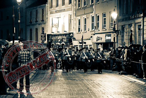 Loyalist Parade in Enniskillen, County Fermanagh.