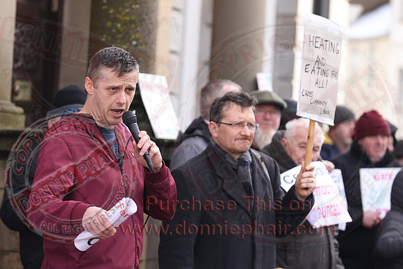 Independent Councillors Protest over Censorship outside Enniskillen Townhall-23