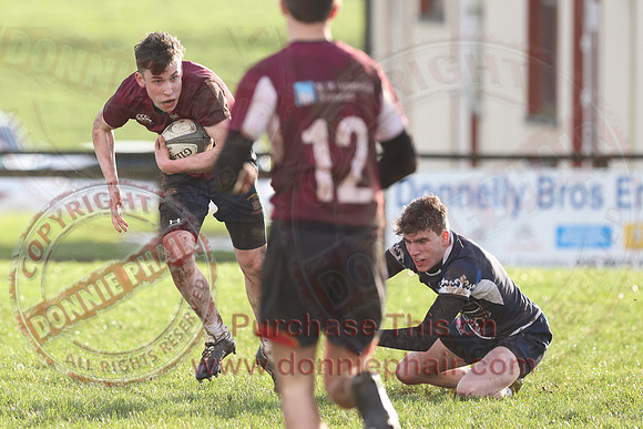 Enniskillen (19) V Belfast Met (19) in U18 Provincal League Youth Rugby-16