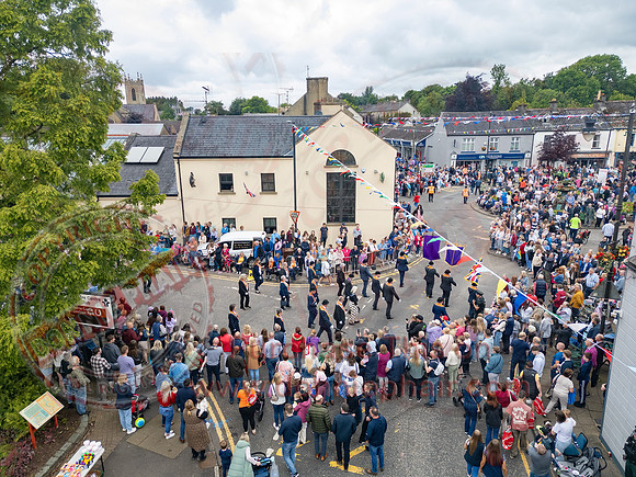 Aerial Photos of the Annual County Fermanagh Twelfth Demonstration In Irvinestown-6