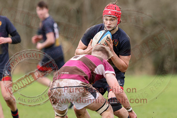 Enniskillen Royal ERGS (33) V Dungannon Royal (40) in Rugby Quarter-Final Ulster Subsidiary Schools Cup-8