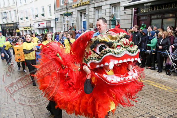 St. Patrick's Day celebrations in Enniskillen, County Fermanagh.