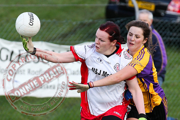 St. Pat's Donagh V Carryduff in Ladies Junior Cup GAA Ulster Match.