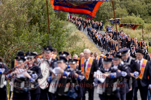 Annual County Donegal Twelfth Demonstration at Rossnowlagh-17