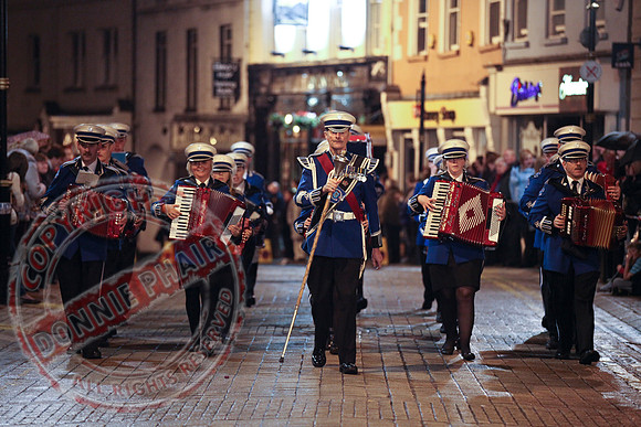 Loyalist Parade in Enniskillen, County Fermanagh.
