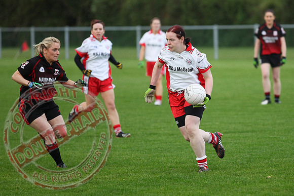St. Pat's Donagh V Brookeborough in Ladies Intermediate GAA Final.