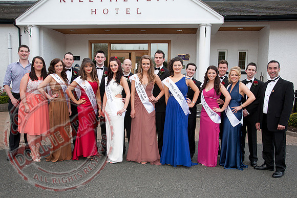 Fermanagh Rose of Tralee Competition in the Killyhevlin Hotel.