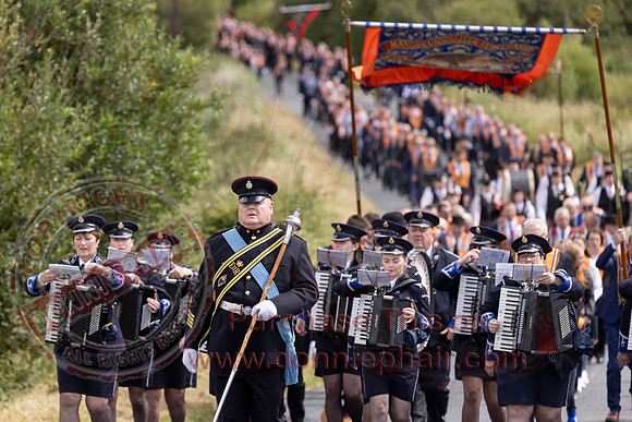 Annual County Donegal Twelfth Demonstration at Rossnowlagh-16