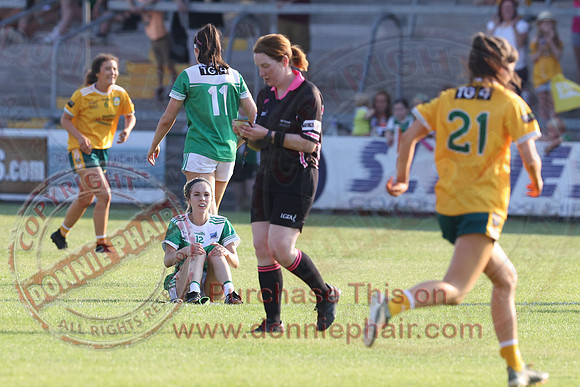 Antrim (3-15) V Fermanagh (0-11) in Ladies All Ireland GAA Football Junior Championship Final Replay-100