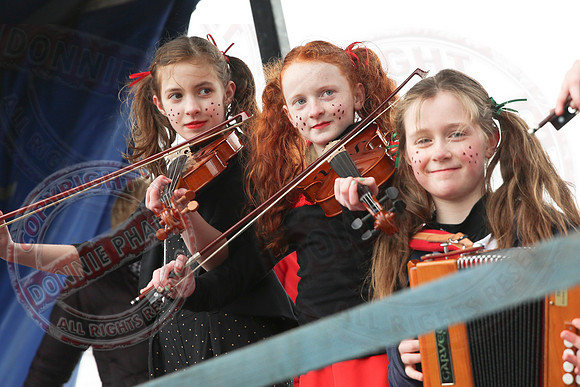 St. Patrick's Day celebrations in Enniskillen, County Fermanagh.