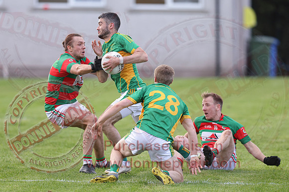 Lisnaskea (1-07) V Irvinestown (0-11) in Intermediate GAA Football Championship Group B-4