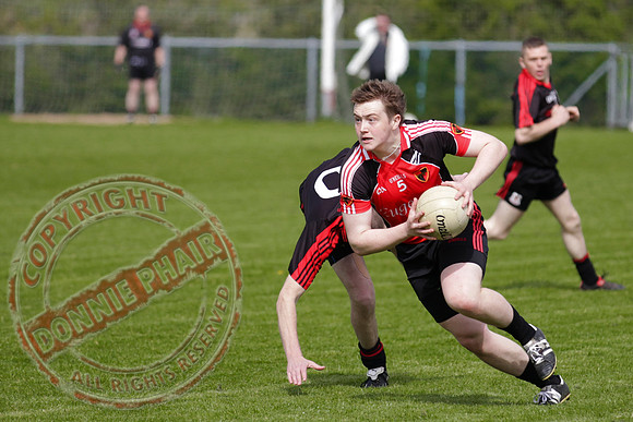 Brookeborough V Maguiresbridge in Senior Men GAA League Football.