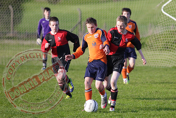 Enniskillen Rangers V Mountjoy in Youth Soccer.