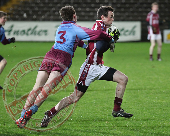 St. Michaels College Enniskillen V Omagh CBS in McCormick Cup game held in Brewster Park.