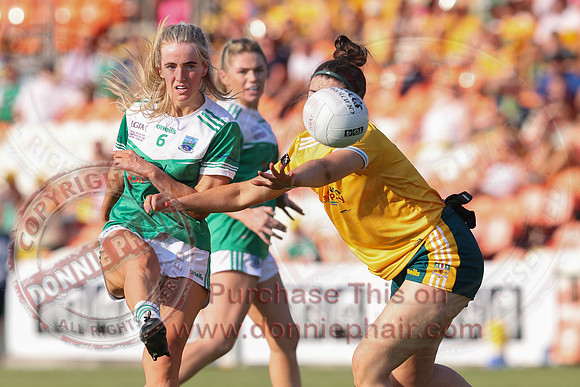 Antrim (3-15) V Fermanagh (0-11) in Ladies All Ireland GAA Football Junior Championship Final Replay-89