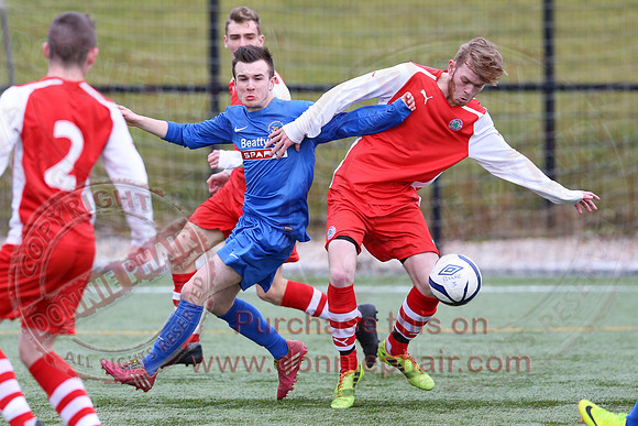 Ballinamallard Youth (2) V Cliftonville Youth (3) in IFA Youth League.