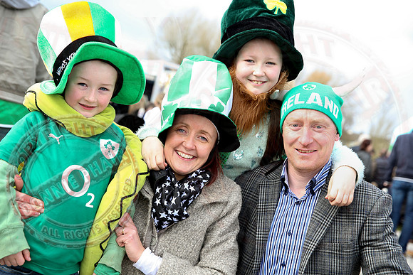 St. Patrick's Day celebrations in Enniskillen, County Fermanagh.