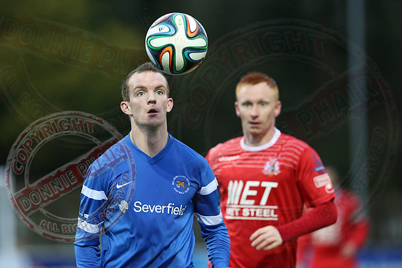 Ballinamallard United (0) v Portadown (2) in Danske Bank IFA Premier League.