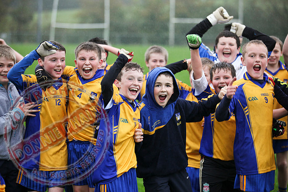Roslea V Enniskillen Gaels in U12 GAA Football B Final.